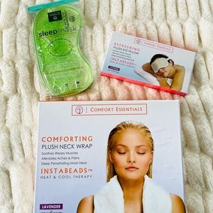 Comfort Essentials neck wrap, eye pillow and eye sleep mask. NWT❣️